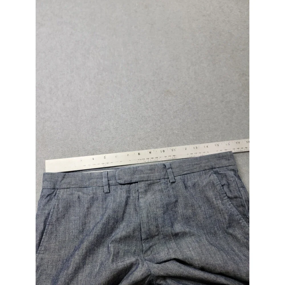 J Crew Chino Pants Mens 31x30 (30x29) Slim Bowery Gray Cone Denim‎ Flat Cotton